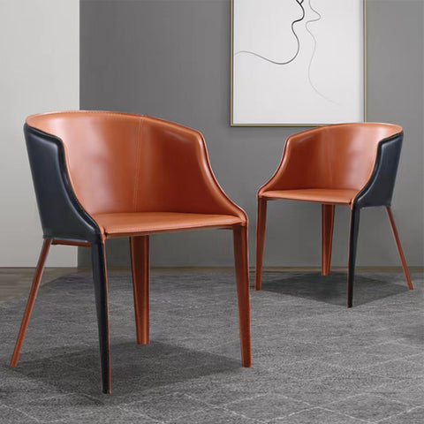 Minerva Microfiber leather Dining Chair