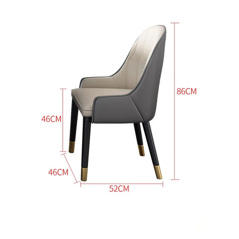Domenico Microfiber leather Dining Chair