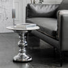 Alev Round Side Table in Golden/Silver