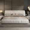 Efrain Suede Fabric Modern Bed Frame