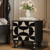 Deven Simple Wood Storage Bedside Table