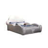 Burke Microfiber Leather Children Cloud Bed