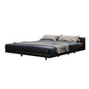 Ashlee Technical Fabric Modern Floating Bed Frame