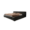 Bernadette Calf Leather/Microfiber Leather Minimalist Bed