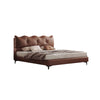 Bentley Calf Leather Luxury Wavy Cloud Minimalist Bed