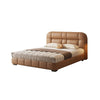 Bubles Calf Leather Minimalist Puffs Modern Bed