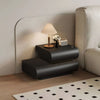 Crispin Modern Simple Microfiber Leather Creative Bedside Table