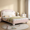 Blithe Microfiber Leather Cute Bear Soft Headboard Bed