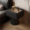 Franz Luxry Design Glass Top Bedside Table