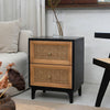 Edmond Vintage Rattan Side Table