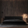 Brian Velvet Wabi-Sabi Minimalist Modern Tatami Bed