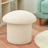 Donna Boucle Mushroom Shape Ottoman Cute Footstool in Multi-color