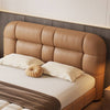 Bubles Calf Leather Minimalist Puffs Modern Bed