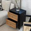 Edmond Vintage Rattan Side Table