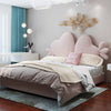 Burgess Velvet Luxury Heart-Shaped Cute Bed Frame