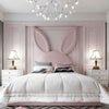 Beulah Microfiber Leather Modern Simple Rabbit Children Bed