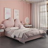 Burgess Velvet Luxury Heart-Shaped Cute Bed Frame