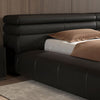 Bernadette Calf Leather/Microfiber Leather Minimalist Bed