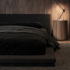 Brian Velvet Wabi-Sabi Minimalist Modern Tatami Bed