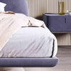 Ean Velvet Fabric Cloud Shape Floating Bed Frame