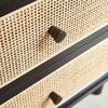 Eoin Vintage Rattan Bedside Table