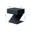 Diego Minimalist Steel Floating Side Table