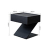 Diego Minimalist Steel Floating Side Table