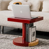 Achava Red Wood Round/Square Side Table