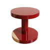 Achava Red Wood Round/Square Side Table