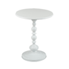 Addi Black/White Iron Round Side Table