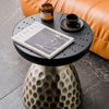 Afon Round Modern Side Table Storage End Table