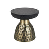 Afon Round Modern Side Table Storage End Table