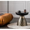 Afon Round Modern Side Table Storage End Table