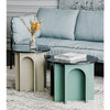 Aiden Round Side Table in Multi-colors