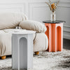 Aiden Round Side Table in Multi-colors