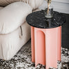 Aiden Round Side Table in Multi-colors