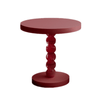 Aiken Round Side Table Big/Small Size in Red/Black/Yellow