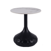 Amasa Slate Table-top Round Side Table