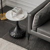 Amasa Slate Table-top Round Side Table