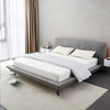 Amaya Boucle Simple Bed Frame