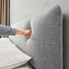 Amaya Boucle Simple Bed Frame