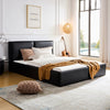 Bakarne Microfiber Leather Minimalism Luxury Modern Style Bed Frame