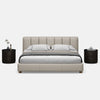 Barrera Minimalist Microfiber Leather Bed Frame