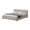 Barrera Minimalist Microfiber Leather Bed Frame