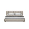 Barrera Minimalist Microfiber Leather Bed Frame