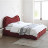 Bienne Velvet Curved Headboard Modern Bed Frame