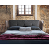 Bixby Modern Microfiber Leather+Linen Fabric Bed Frame