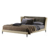 Bixby Modern Microfiber Leather+Linen Fabric Bed Frame