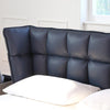 Chad Technical Fabric Wide Headboard Bed Frame