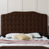 Chicory Velvet Fabric High Headboard Modern Bed Frame